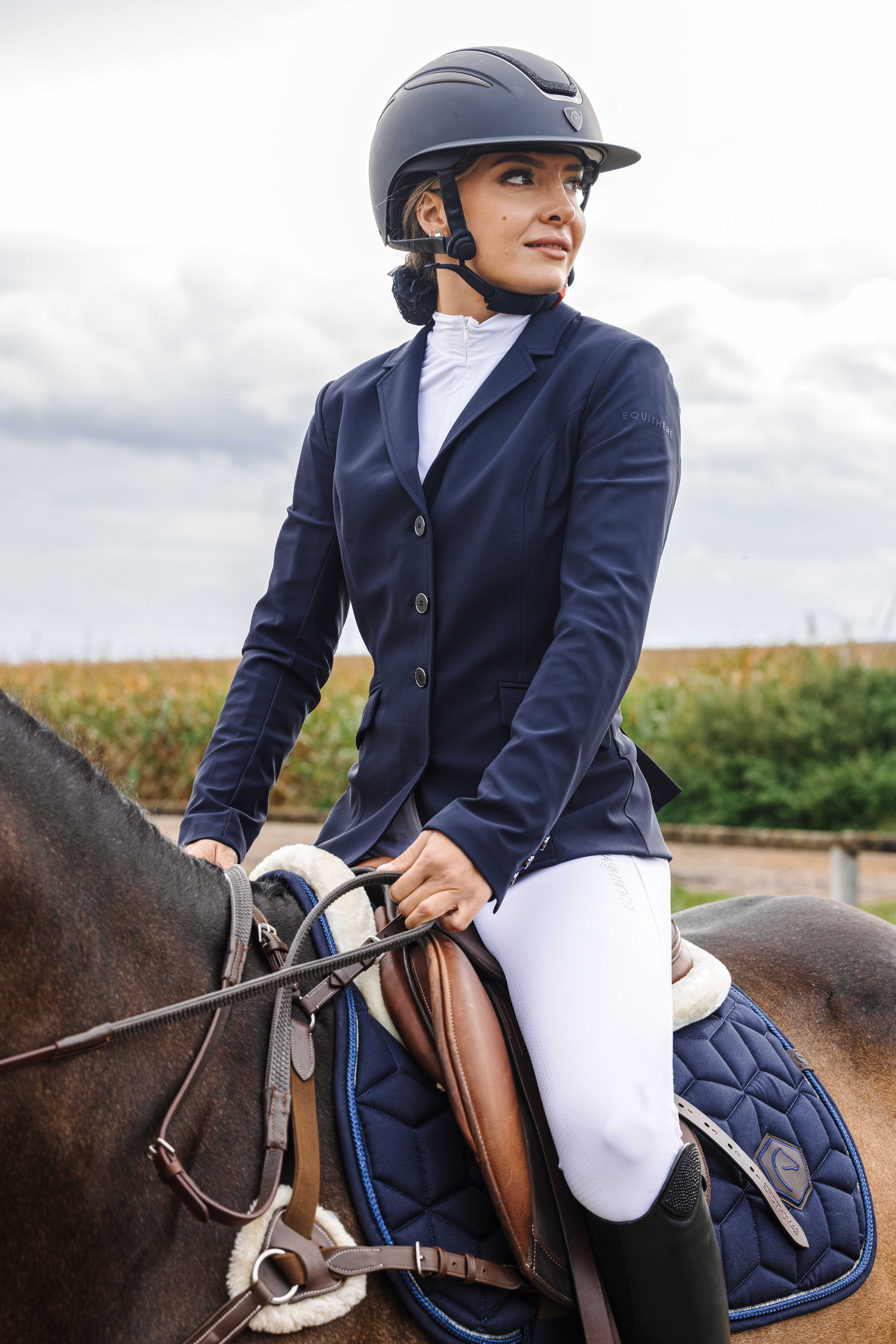 Equithème Nancy Tävlingskavaj Navy (34)