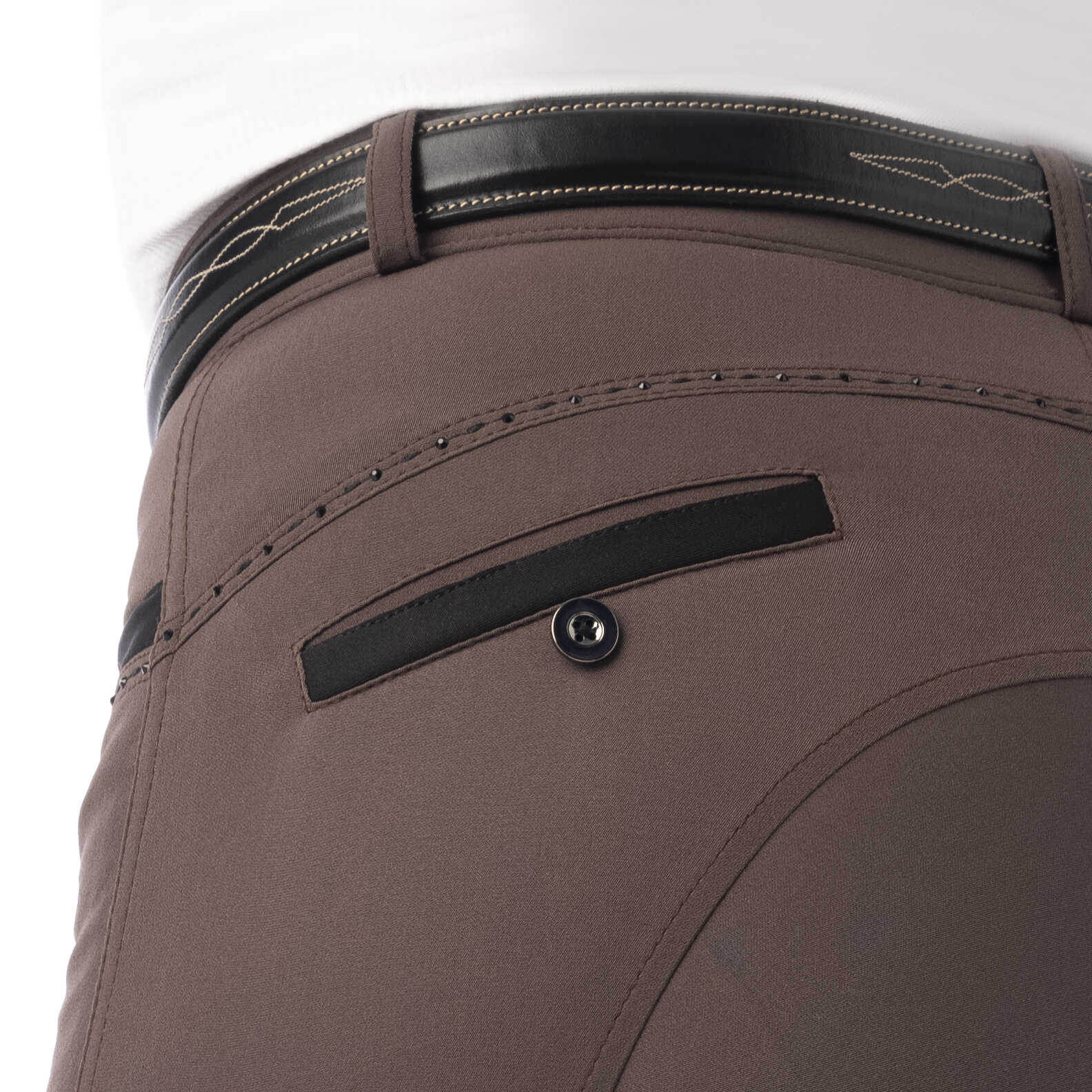 Equitheme Safir Riding Breeches Brown/black - 8