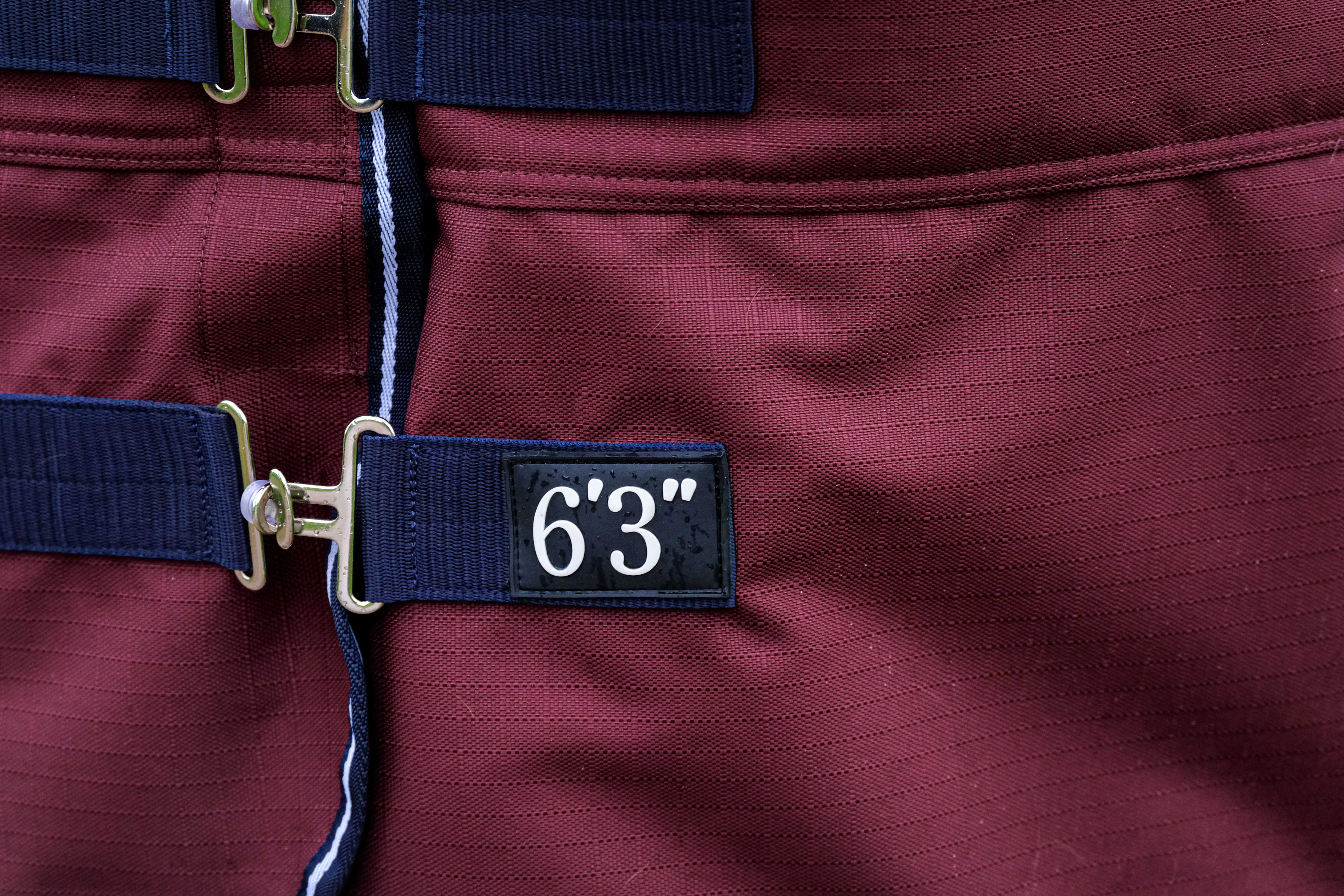 Equitheme Tyrex 1200 D Turnout Rug, 50 g Burgundy - 4