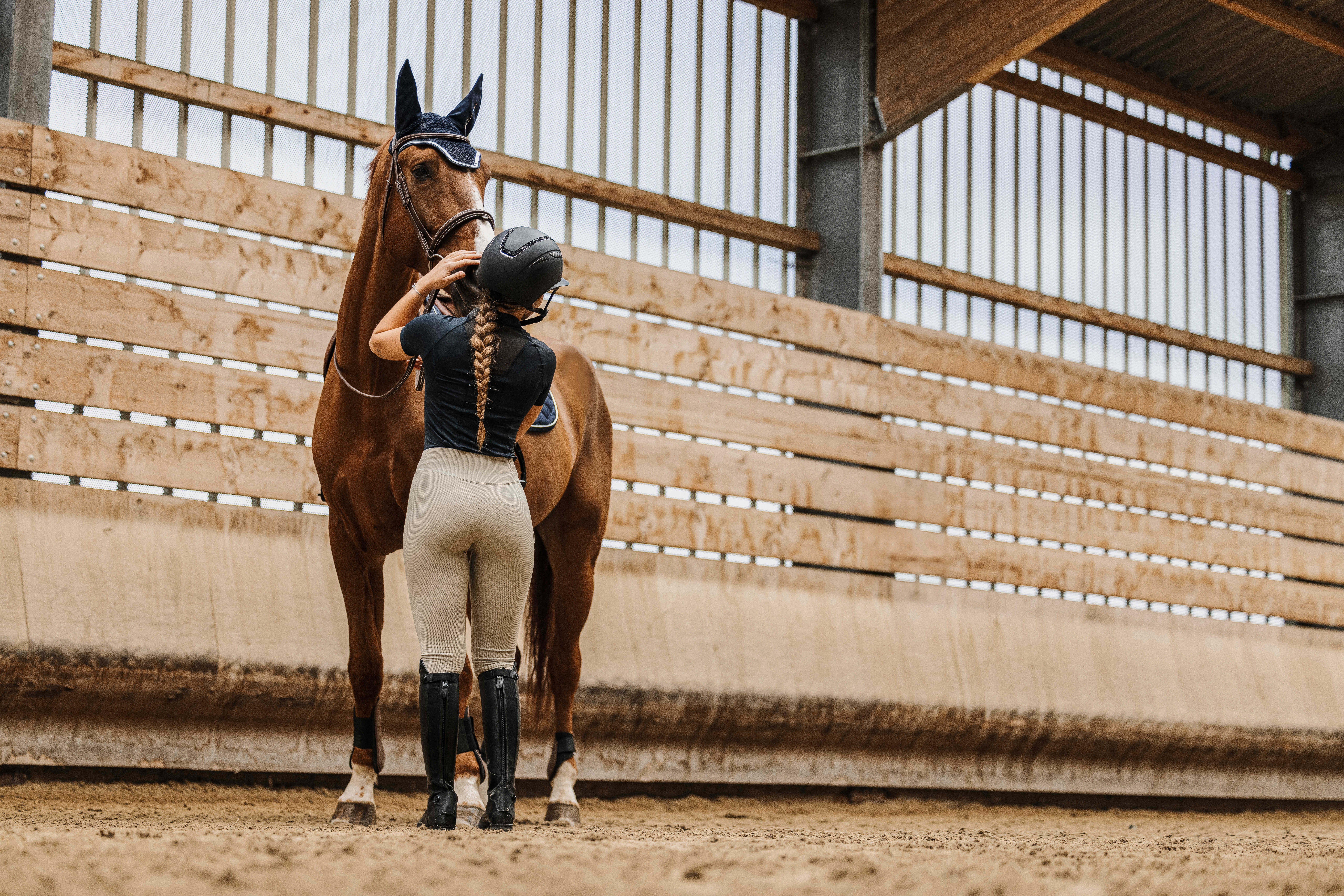Equitheme Acacia Riding Tights Beige - 5