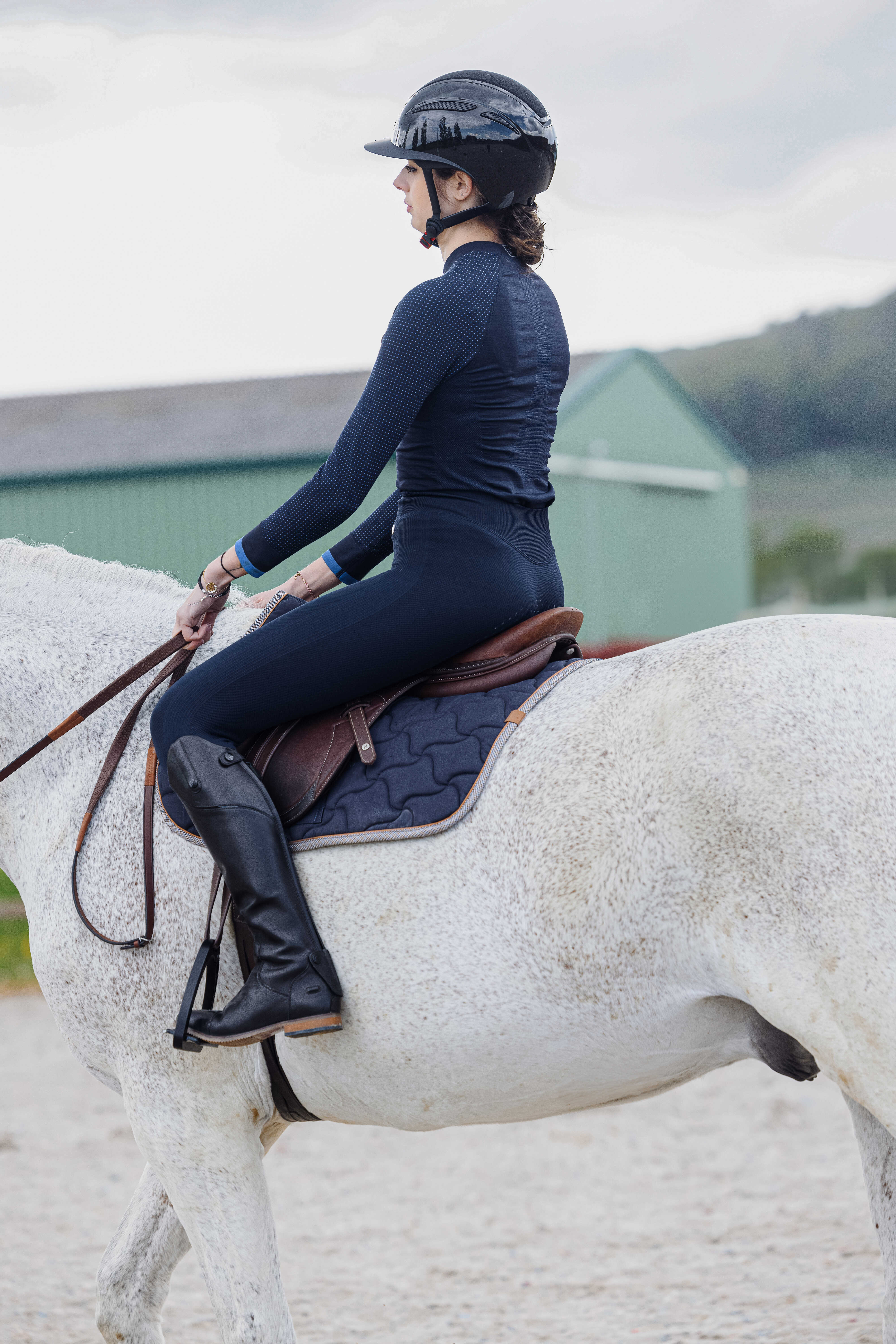 Equitheme Acacia Riding Tights Navy blue - 2