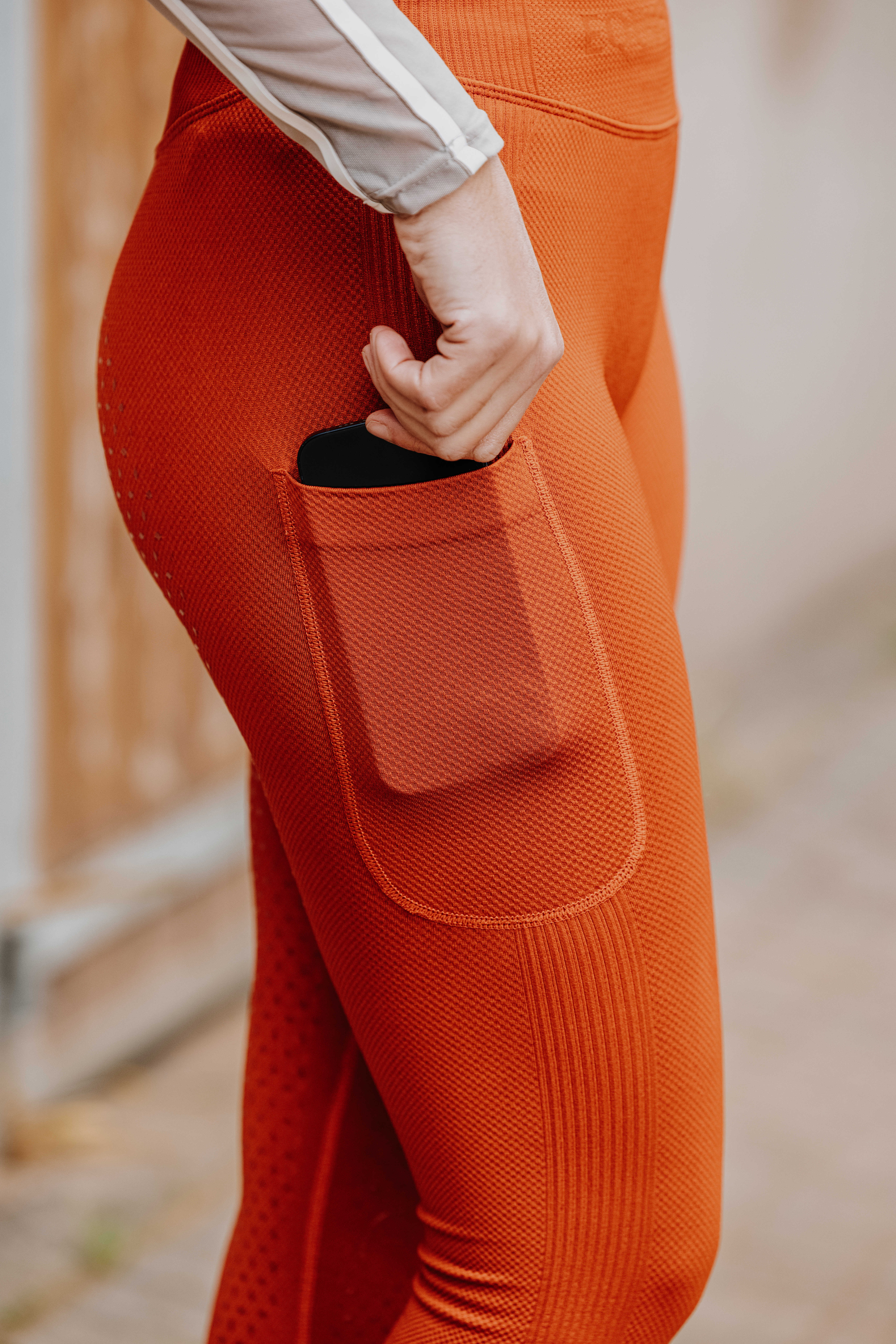 Equitheme Acacia Ridtights Orange - 3
