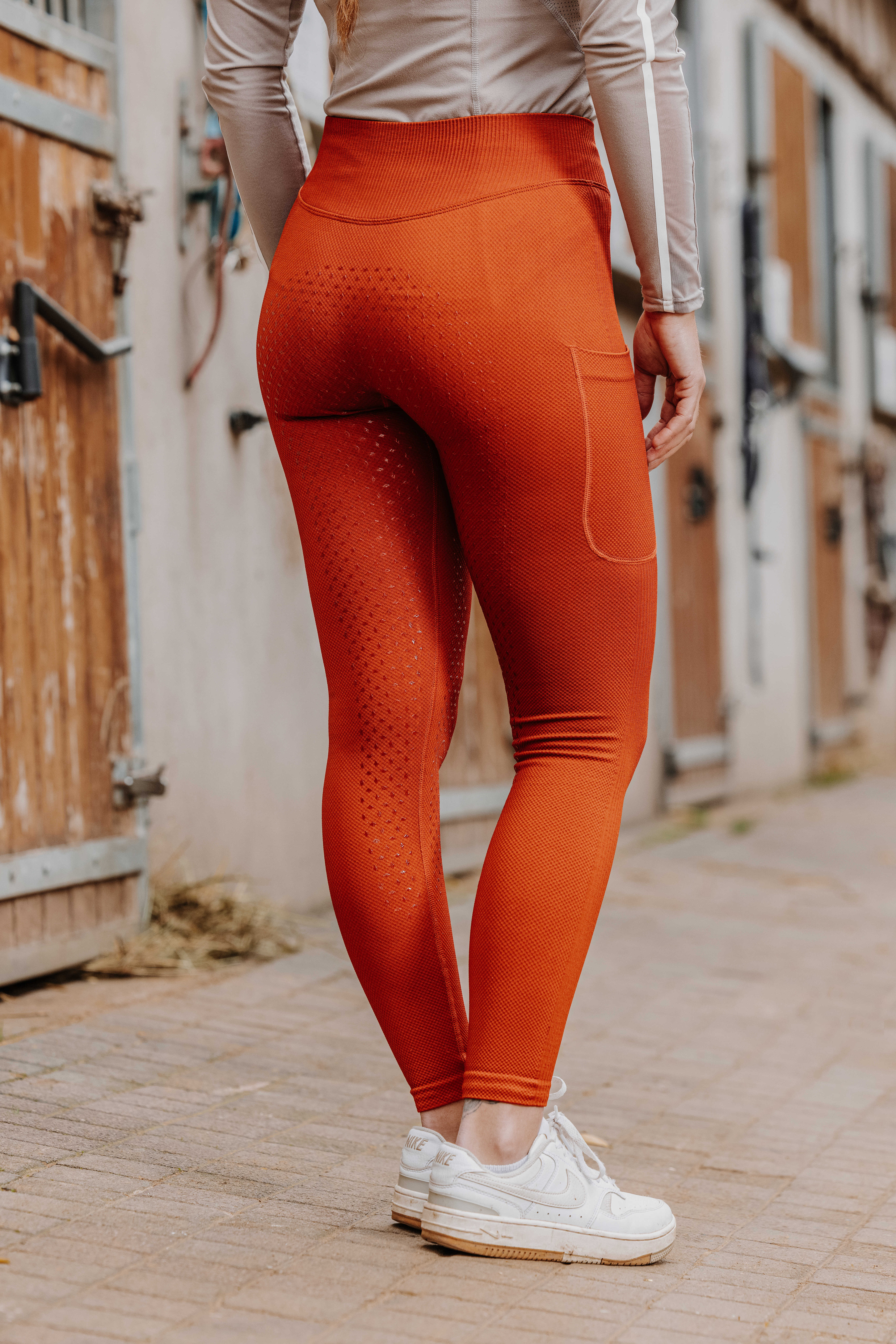 Equitheme Acacia Ridtights Orange - 2