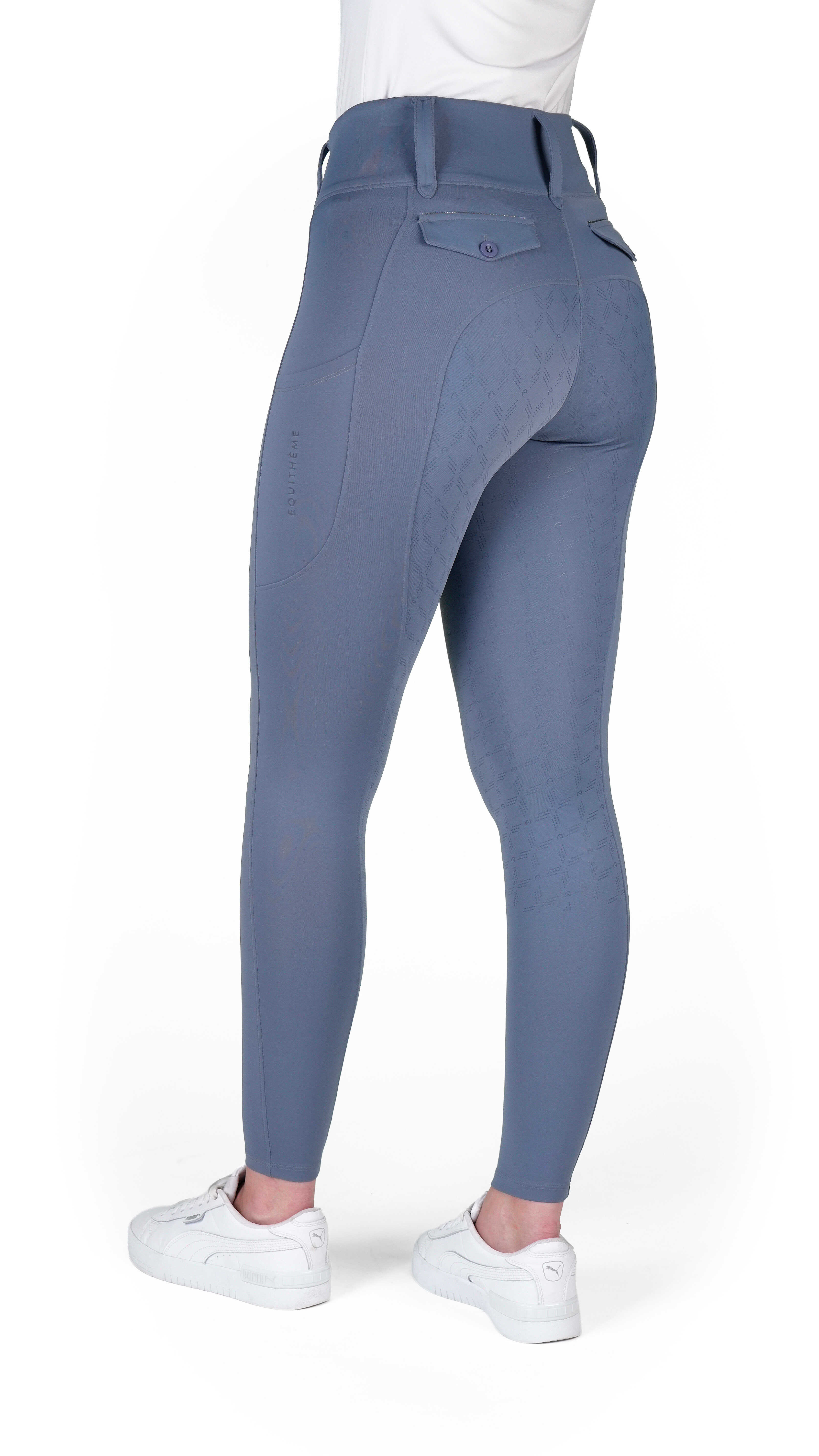 Equitheme Alize Silicone Helskodda Ridtights Grå - 2