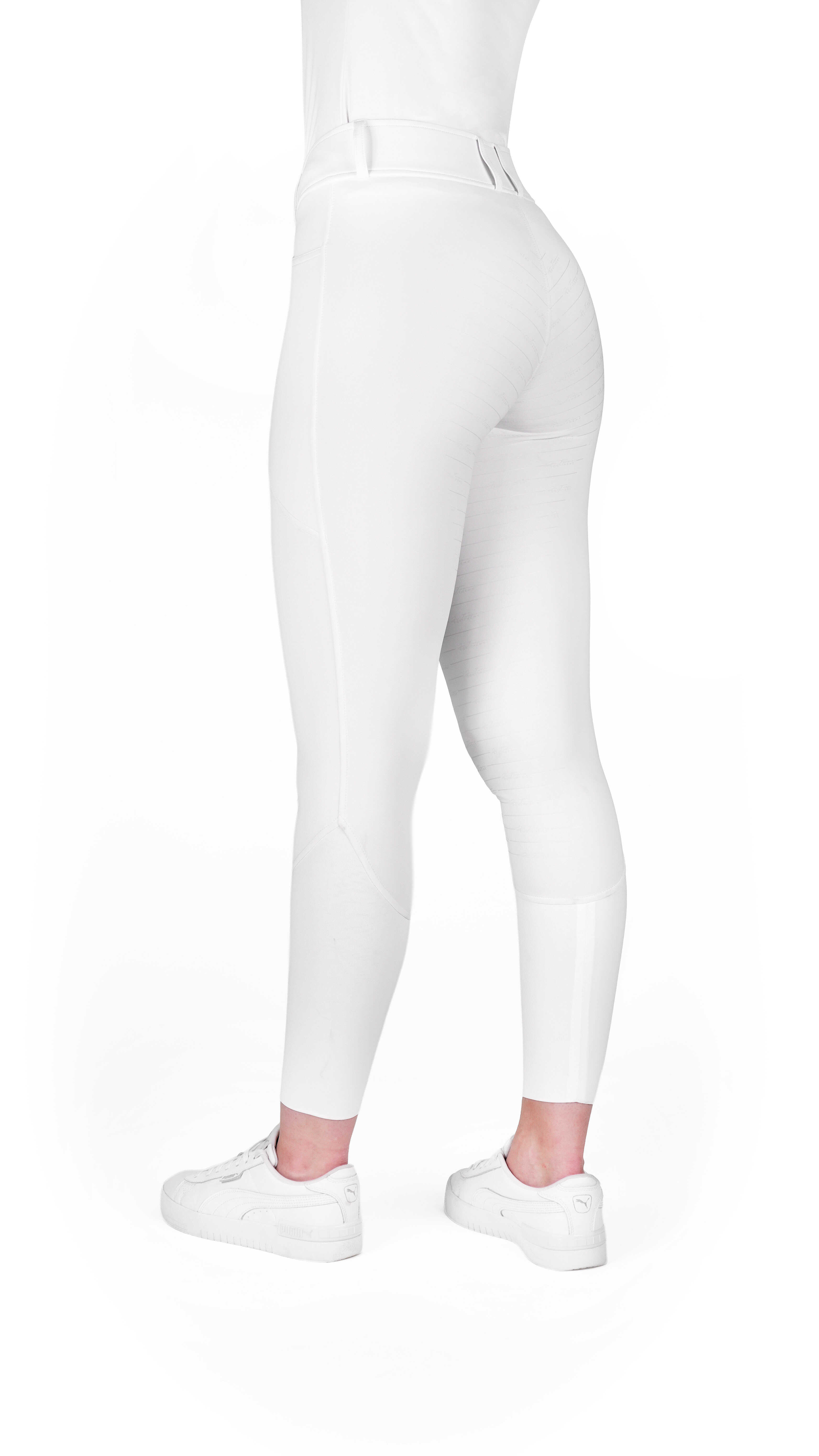 Equitheme Je T'aime Kids Elsa Riding Breeches White - 2