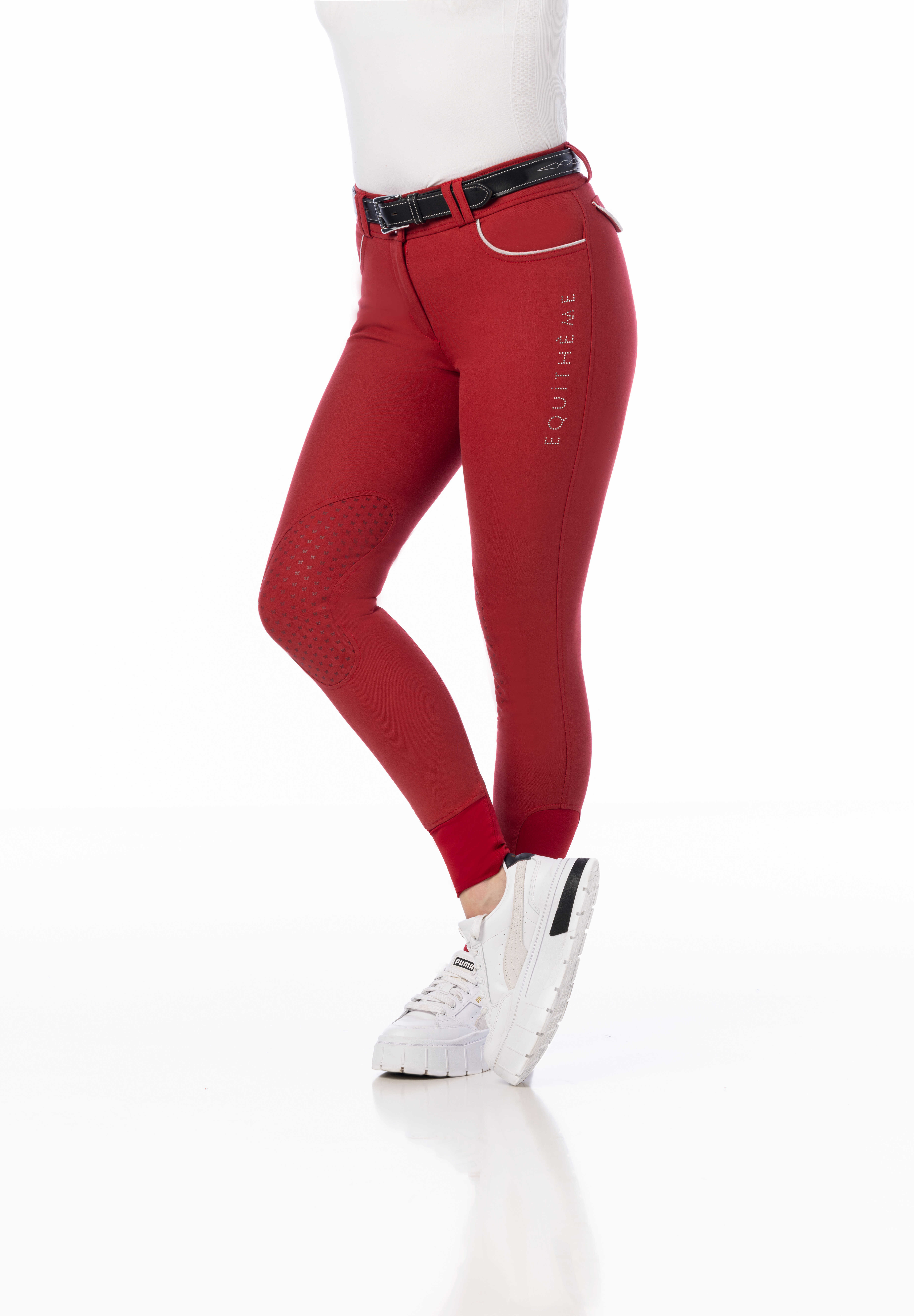 Equitheme Belinda Ridbyxor Röd - 2