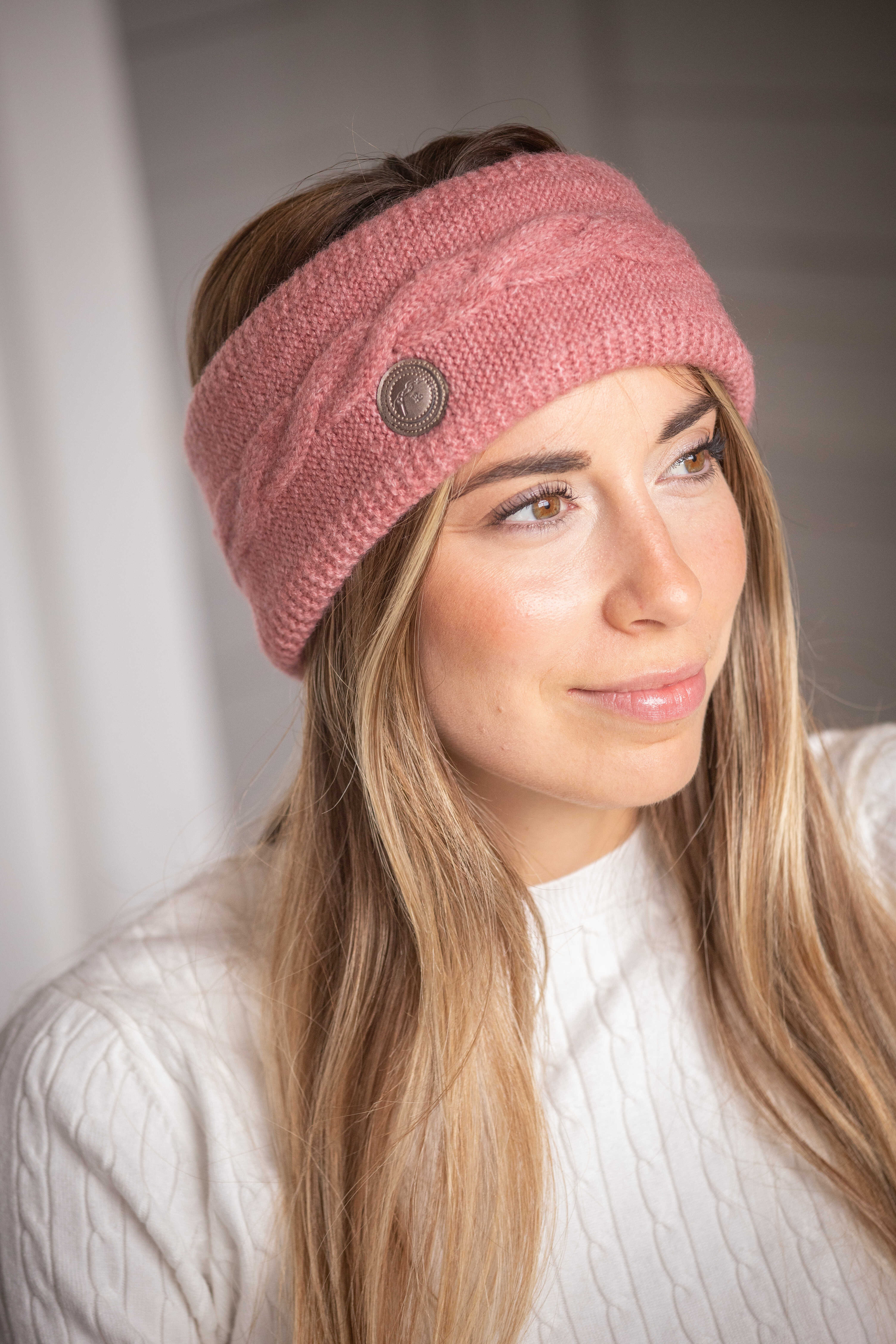 💬1 - Penelope Mel Pannebånd Dusty Pink - Petster Norge