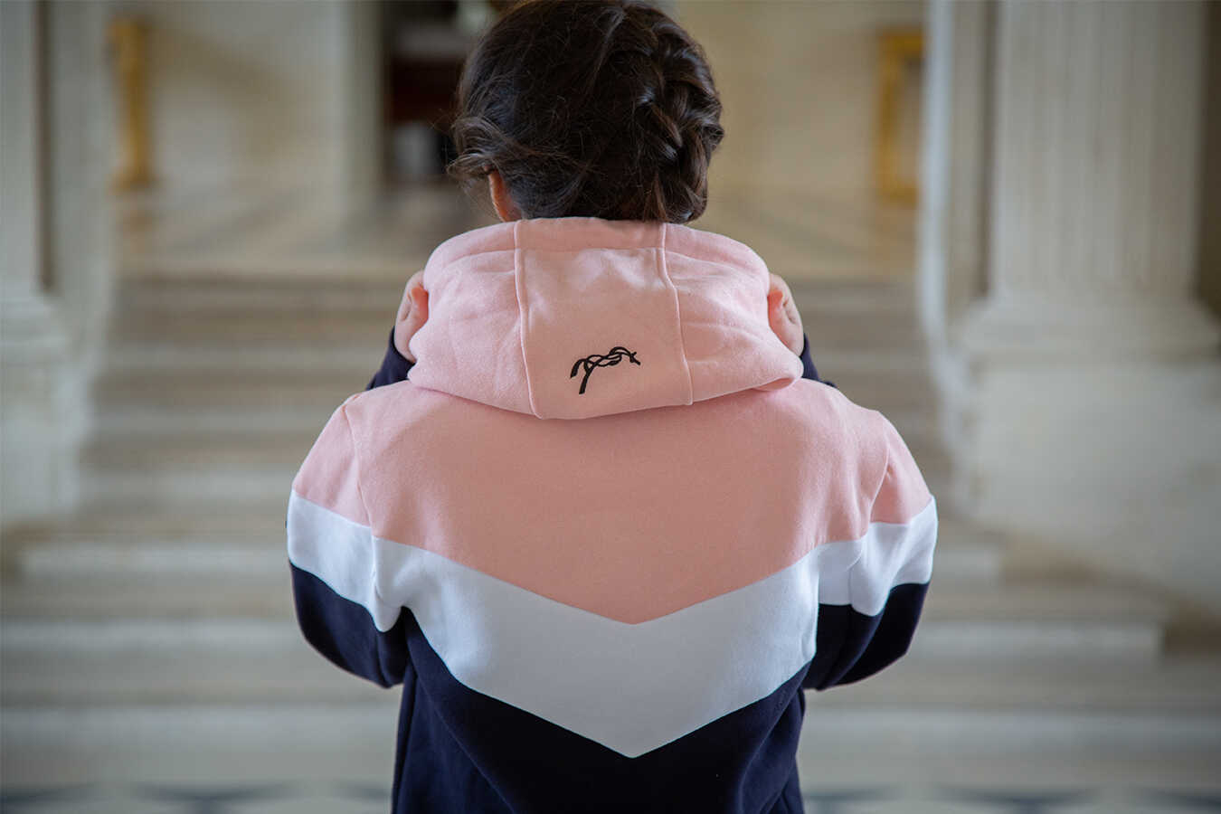 Pénélope Artemis Hoodie Navy/white/pink - 7