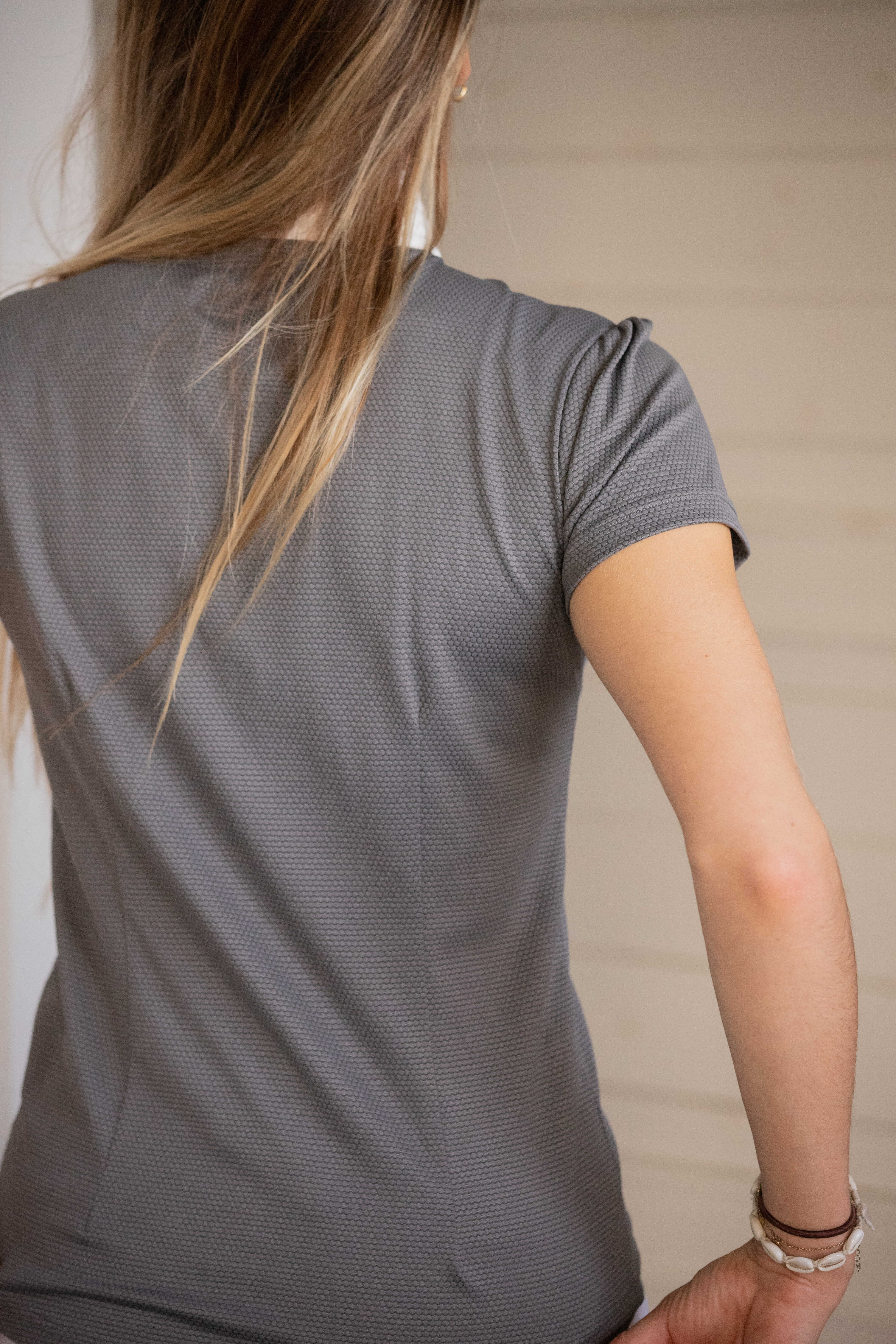 Penelope Las Honey Short-Sleeved Competition Top Dark grey - 2