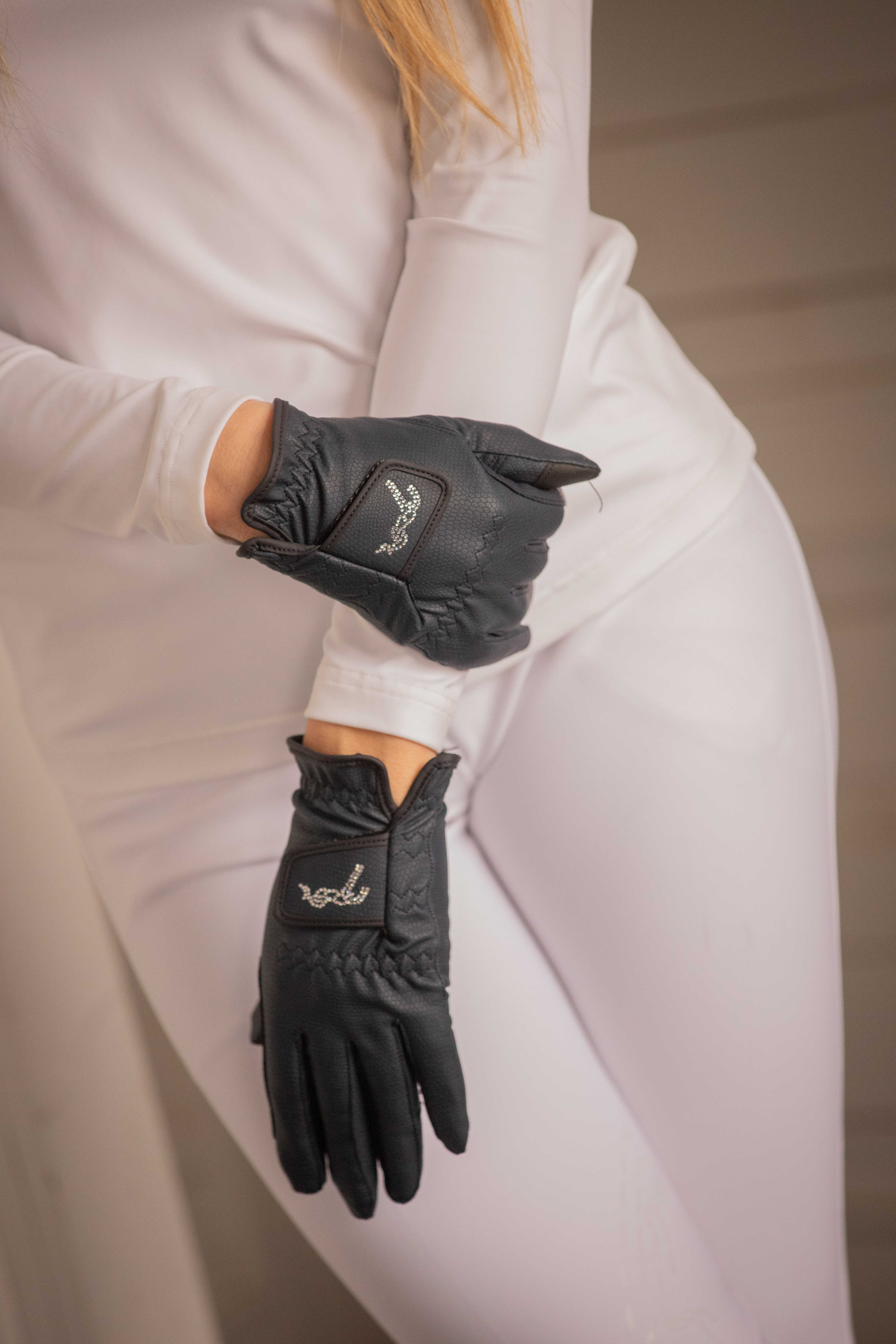 Penelope Lyoni Riding Gloves Navy blue - 2