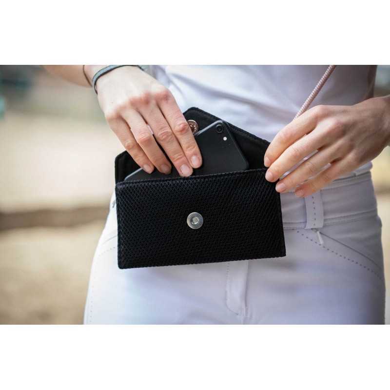 Penelope Mesh Phone Bag Black - 3