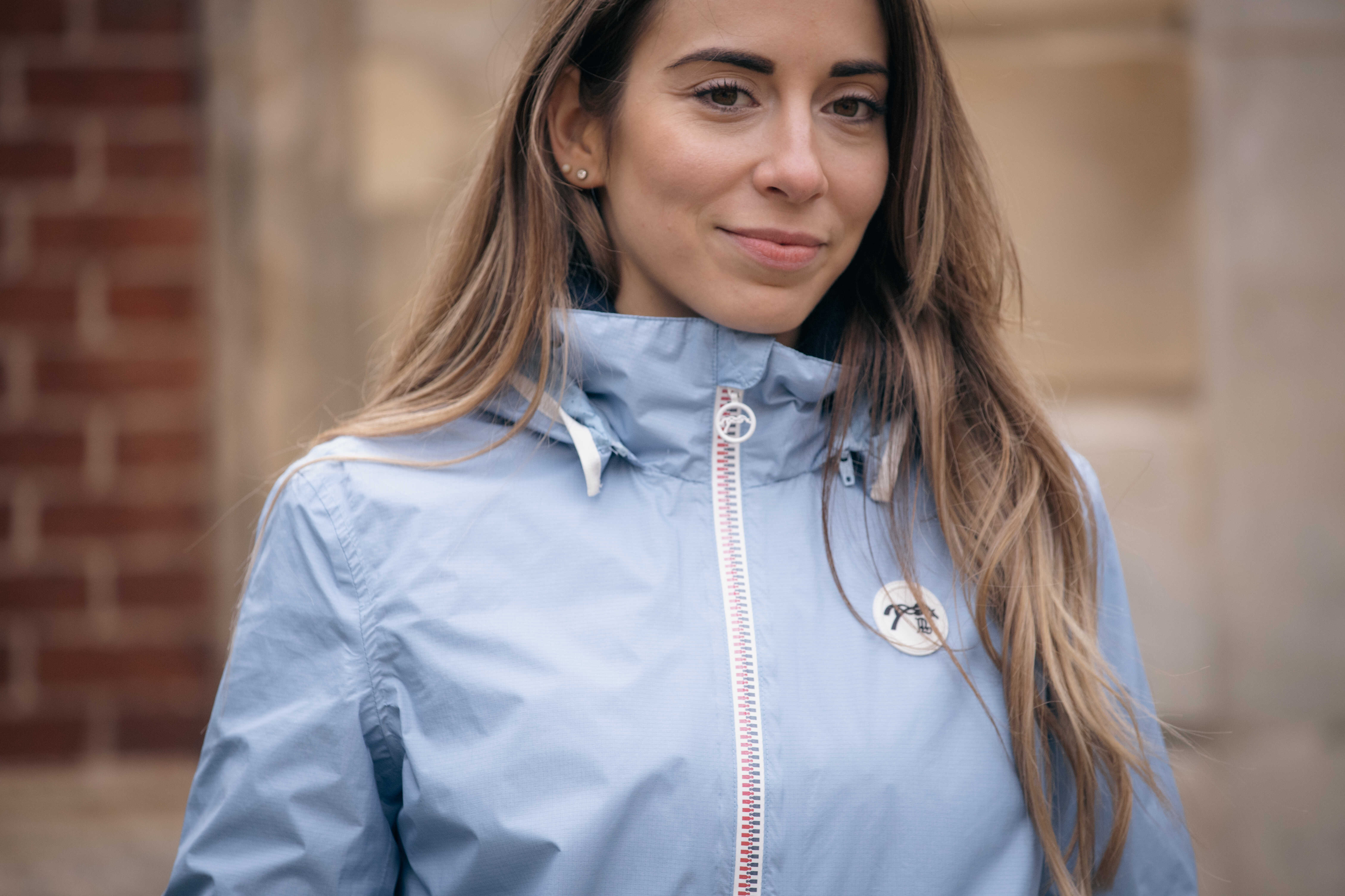 Penelope Rainshort Rain Jacket Light blue - 5