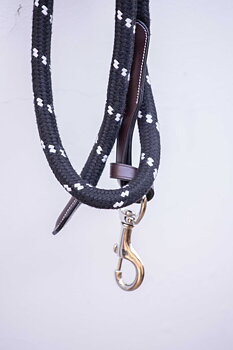 Pénélope Lunging Line with Leather Details Havana