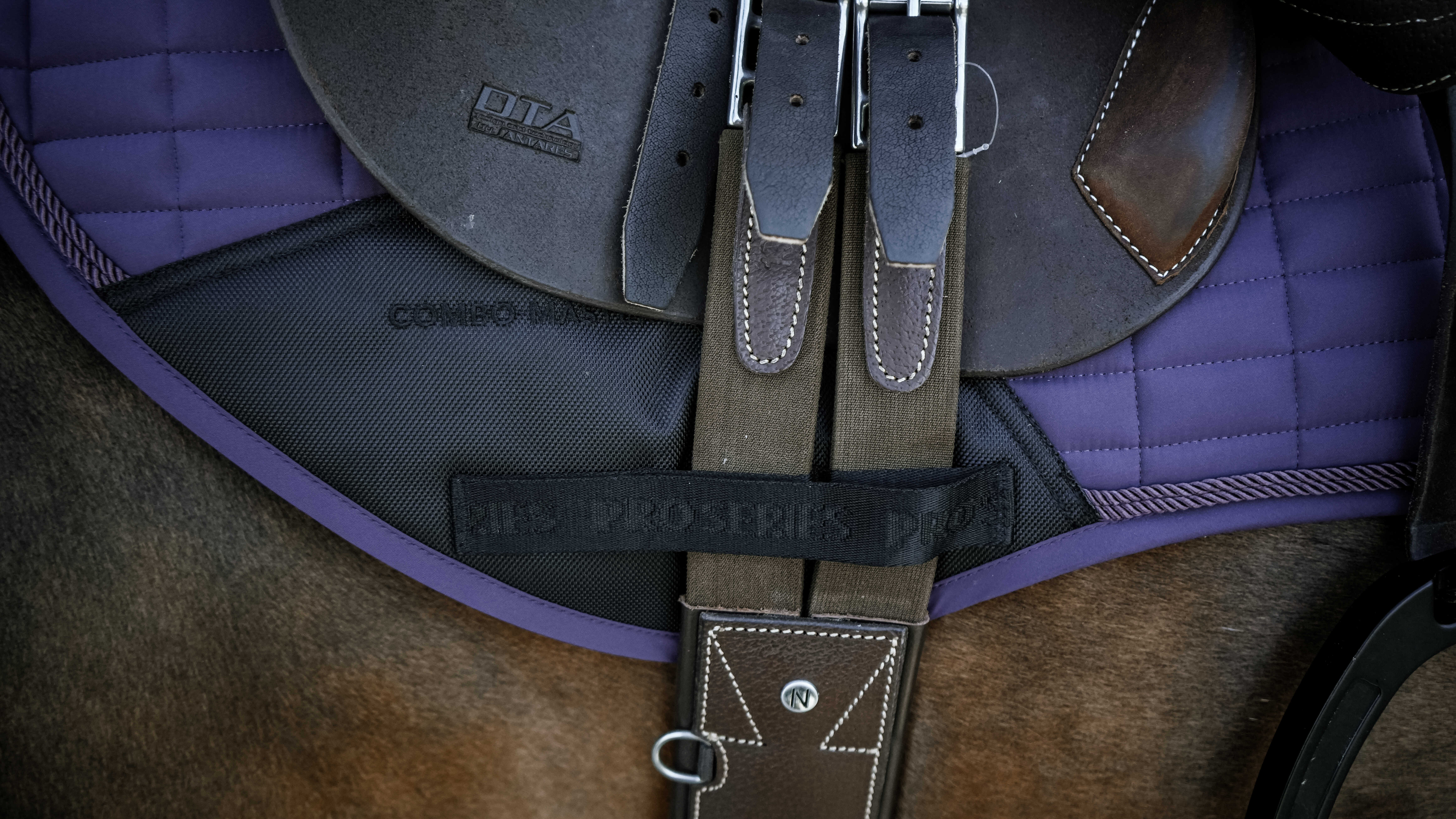 Pro Series Combo Master Saddle Pad Plum - 4