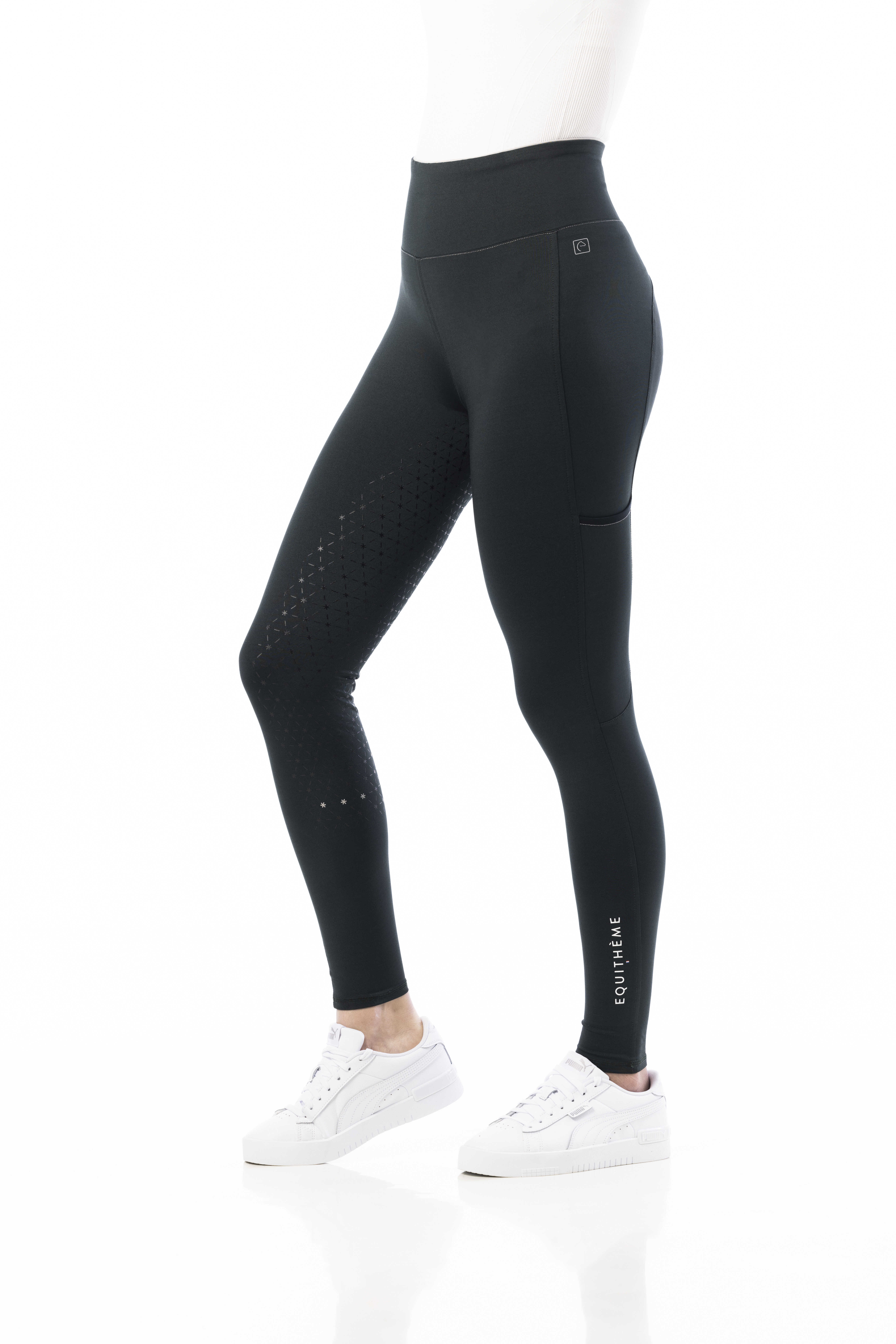 Equitheme Lyly Pull-on Silicone Riding Tights Green - 2