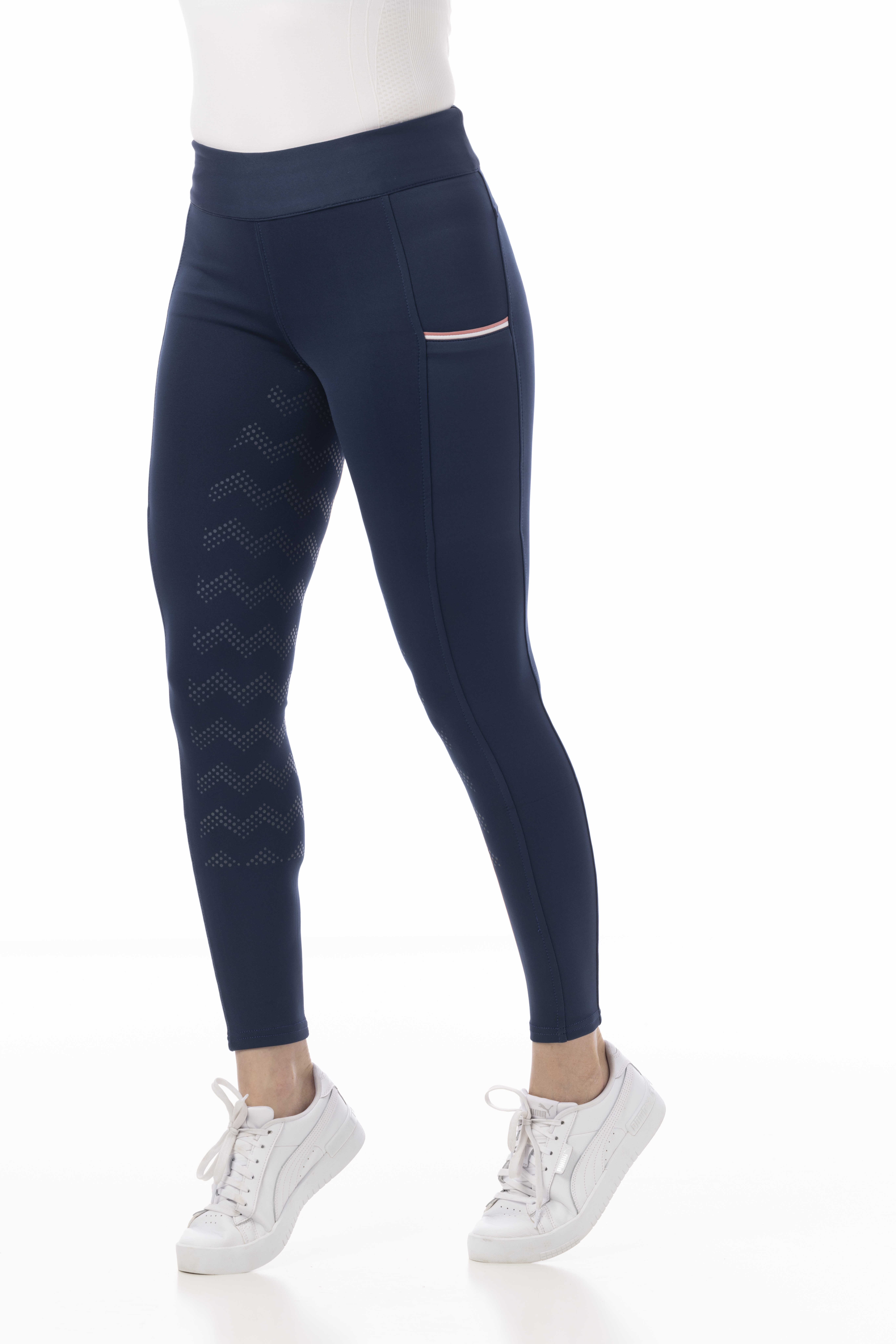Riding World Kids Agadir Breeches Navy blue - 2
