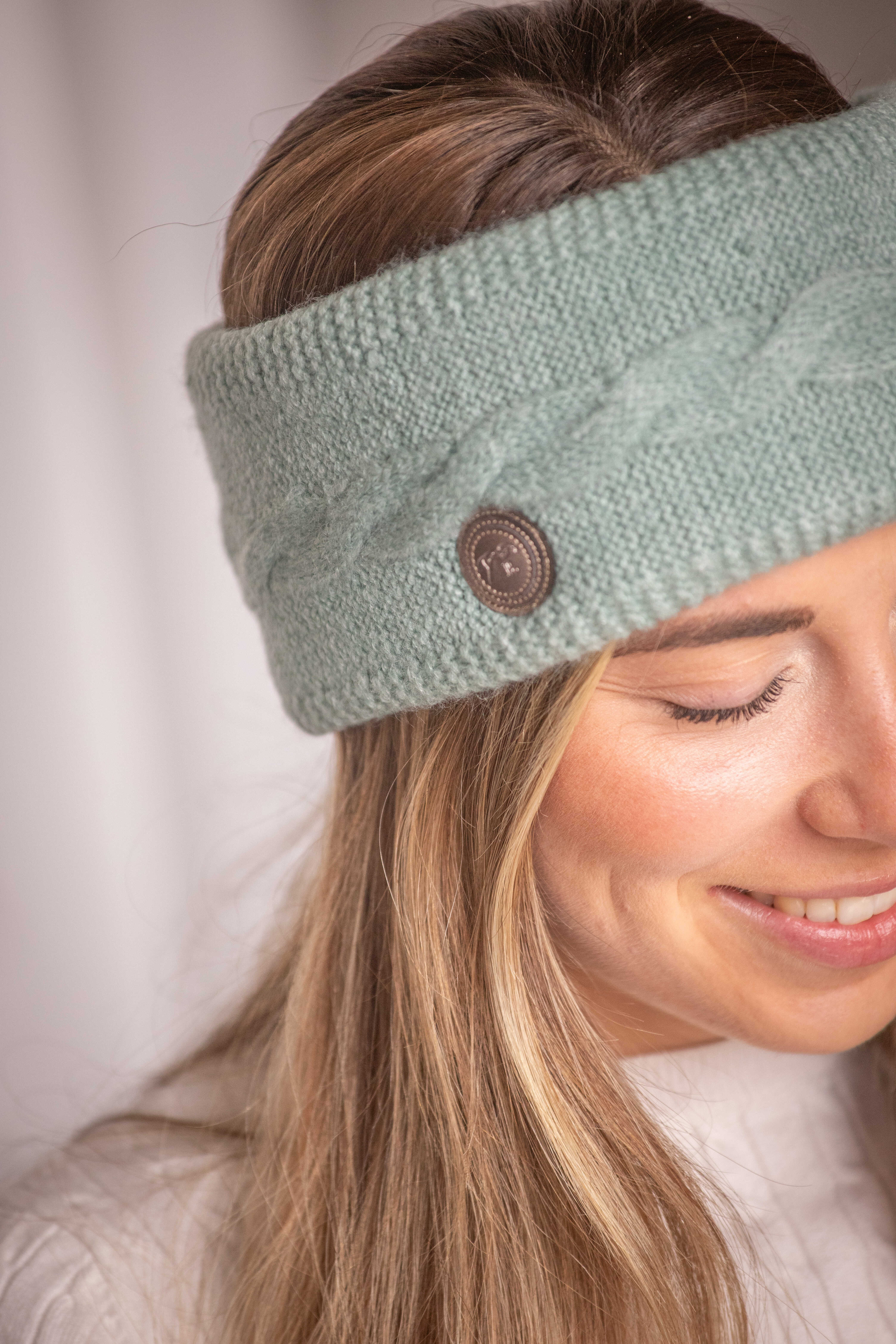 Penelope Mel Pannband Sage Green - 3