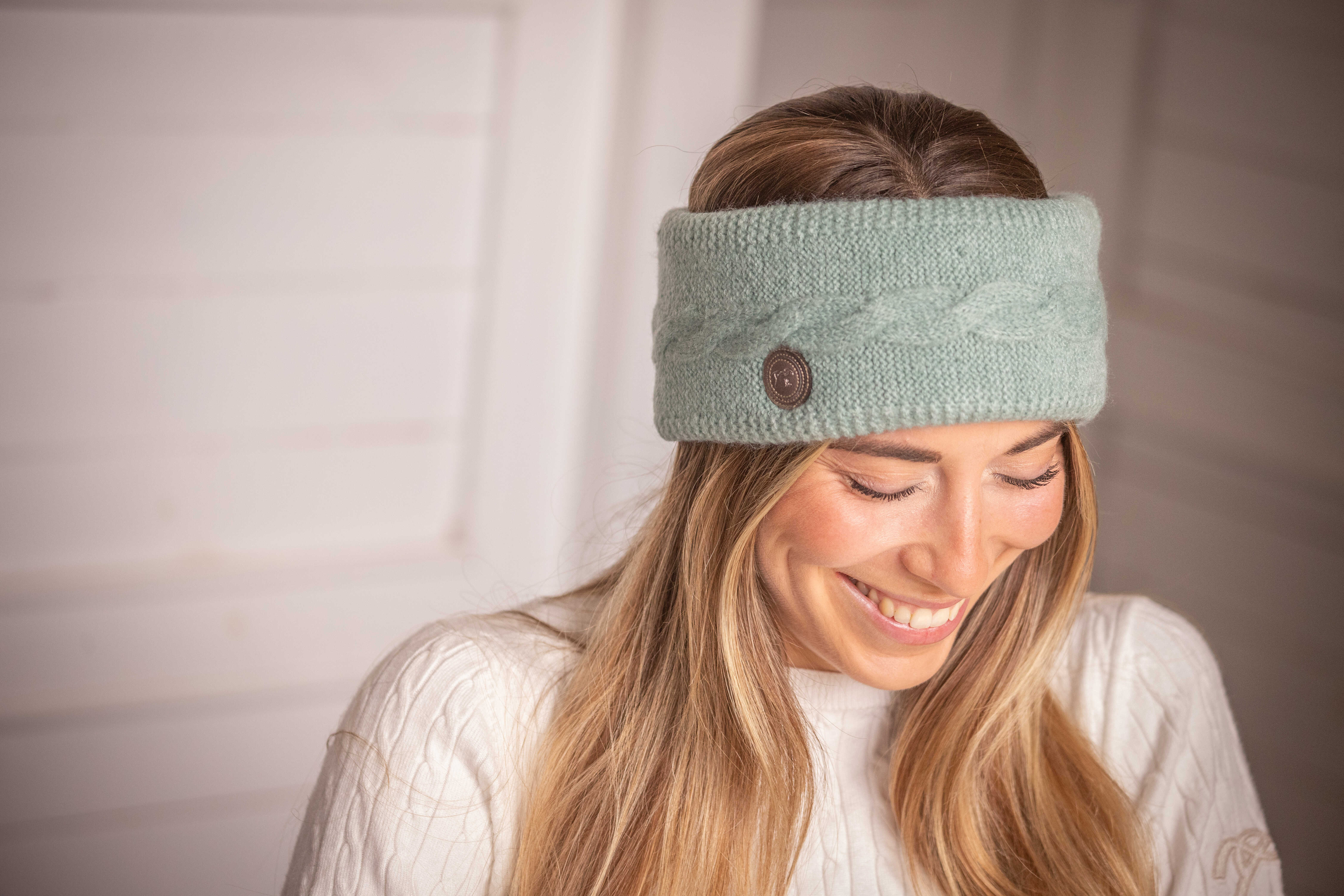 Penelope Mel Pannband Sage Green - 4