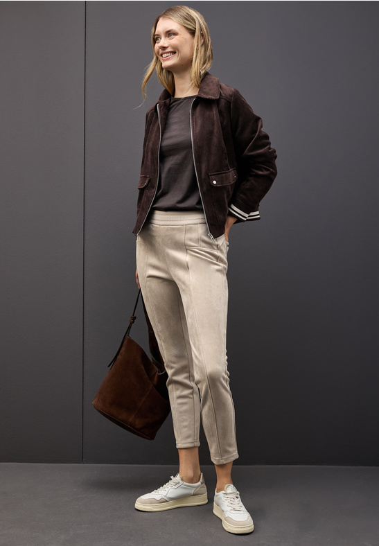 Style LTD QR Hope Velour - Dark Morn Beige - Street One - 3
