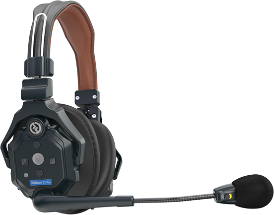 Hollyland Solidcom C1 Pro-4S-DH - 4 Person Noise Cancelling Headset Intercom Double-Ear Version - 5