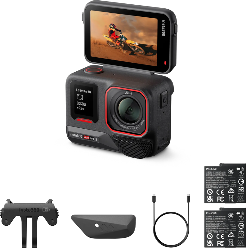 Insta360 Ace Pro 2 Dual Battery Bundle - 12