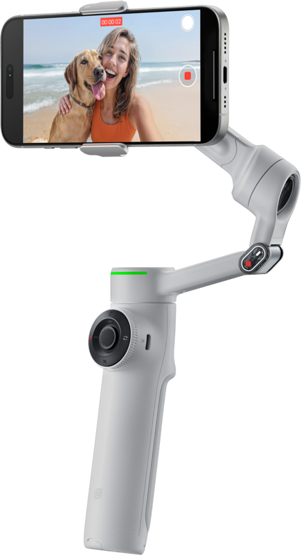 Insta360 Flow 2 Pro AI Tracker Bundle (Stone Gray) - 3