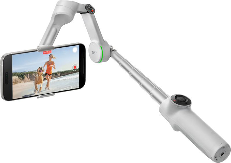 Insta360 Flow 2 Pro AI Tracker Bundle (Stone Gray) - 7