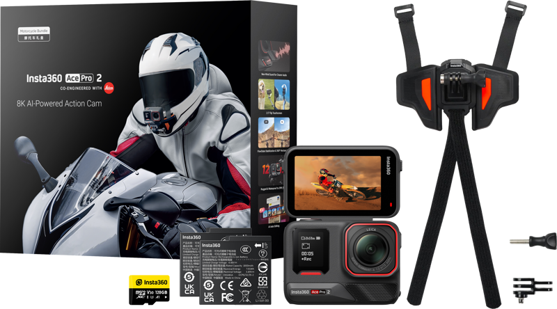 Insta360 Ace Pro 2 Motorcycle Bundle