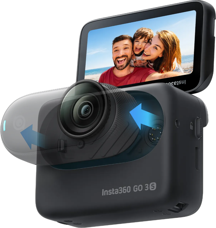 Insta360 GO 3S Action Pod＿Midnight Black – för filmskapare - 3