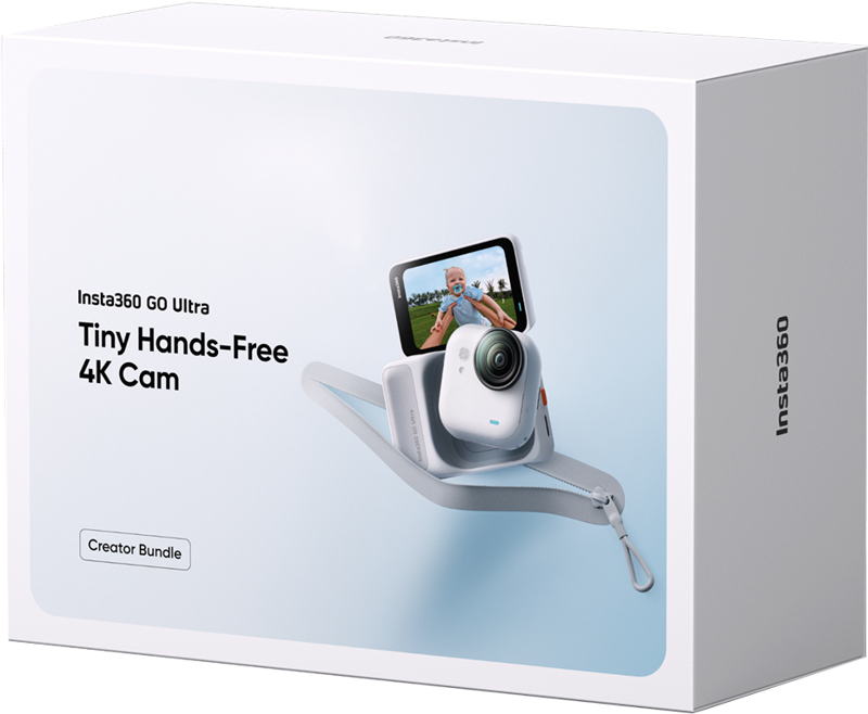 Insta360 GO Ultra Creator Bundle (Arctic White) - 4