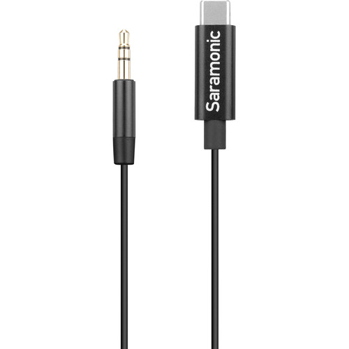 Saramonic Cable SR-C2001 3.5mm TRS Male Jack to USB Type-C Audio Adapter - 2