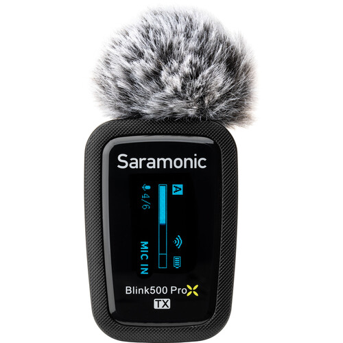Saramonic Blink 500 ProX TX Transmitter  Including furry windscreen, SR-M1 Lavalier Microphone - 3