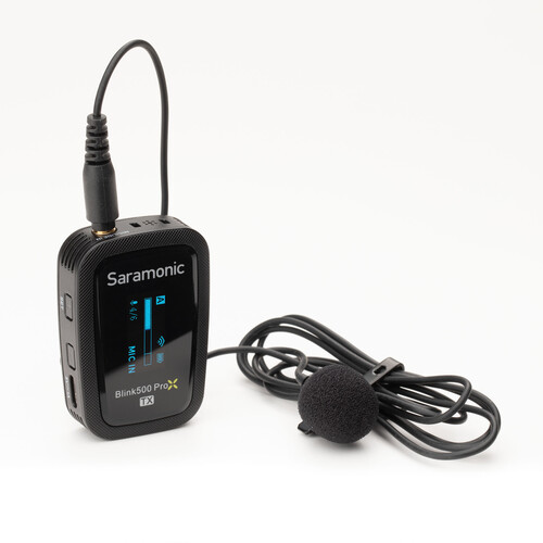 Saramonic Blink 500 ProX TX Transmitter  Including furry windscreen, SR-M1 Lavalier Microphone