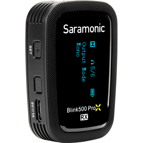 Saramonic Blink 500 ProX RX TRS/TRRS Receiver for Cameras, Mobile Devices, and More - 6