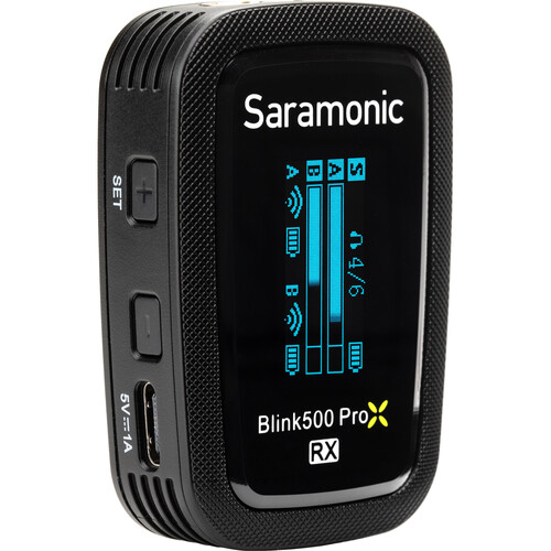 Saramonic Blink 500 ProX RX TRS/TRRS Receiver for Cameras, Mobile Devices, and More - 4