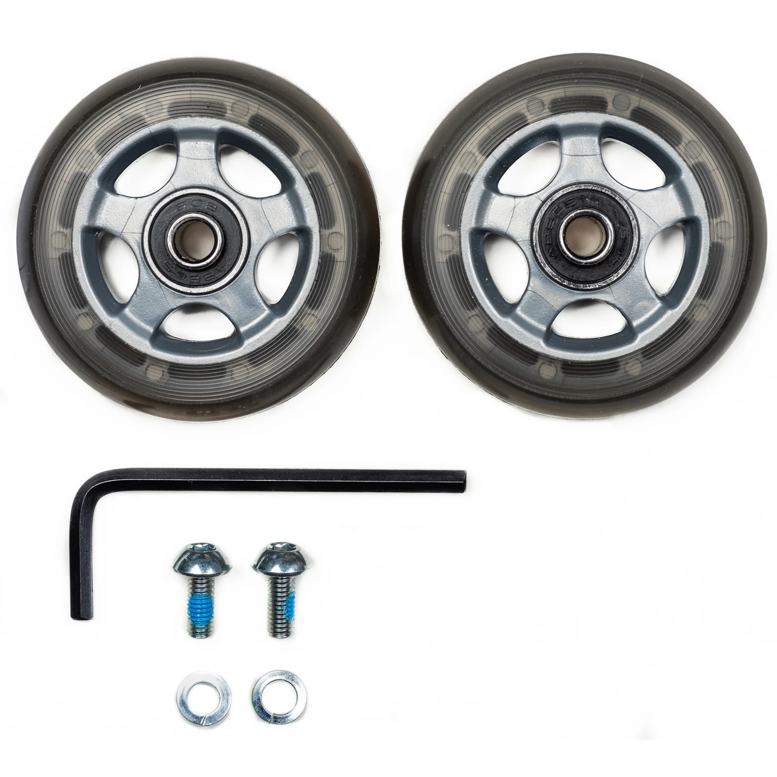 Think Tank Sparepart | WHEEL KIT Fits&nbsp;5mm Wheel Kit with Hardware (2 x 80mm wheels)