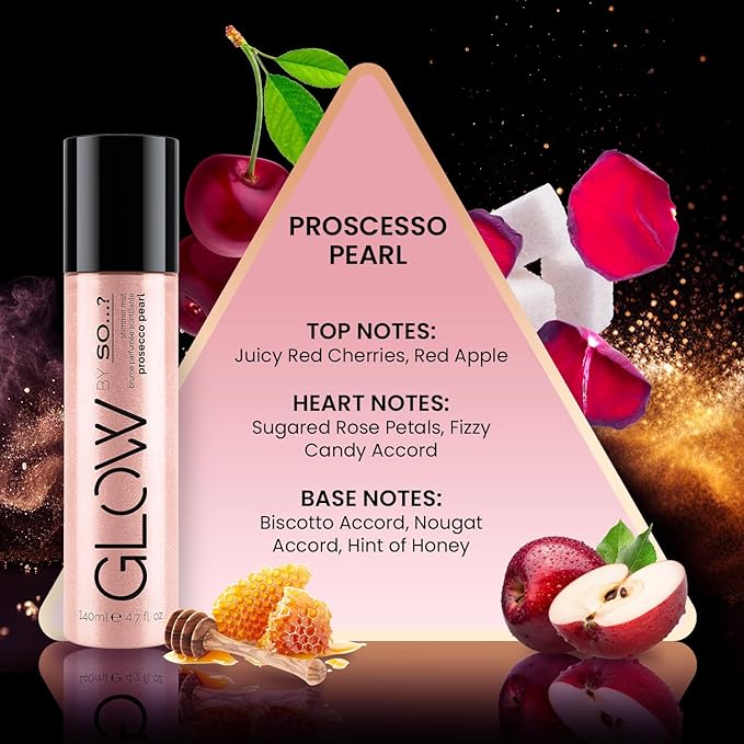 Glow By So Shimmer Mist Prosecco Pearl 140ml - 2