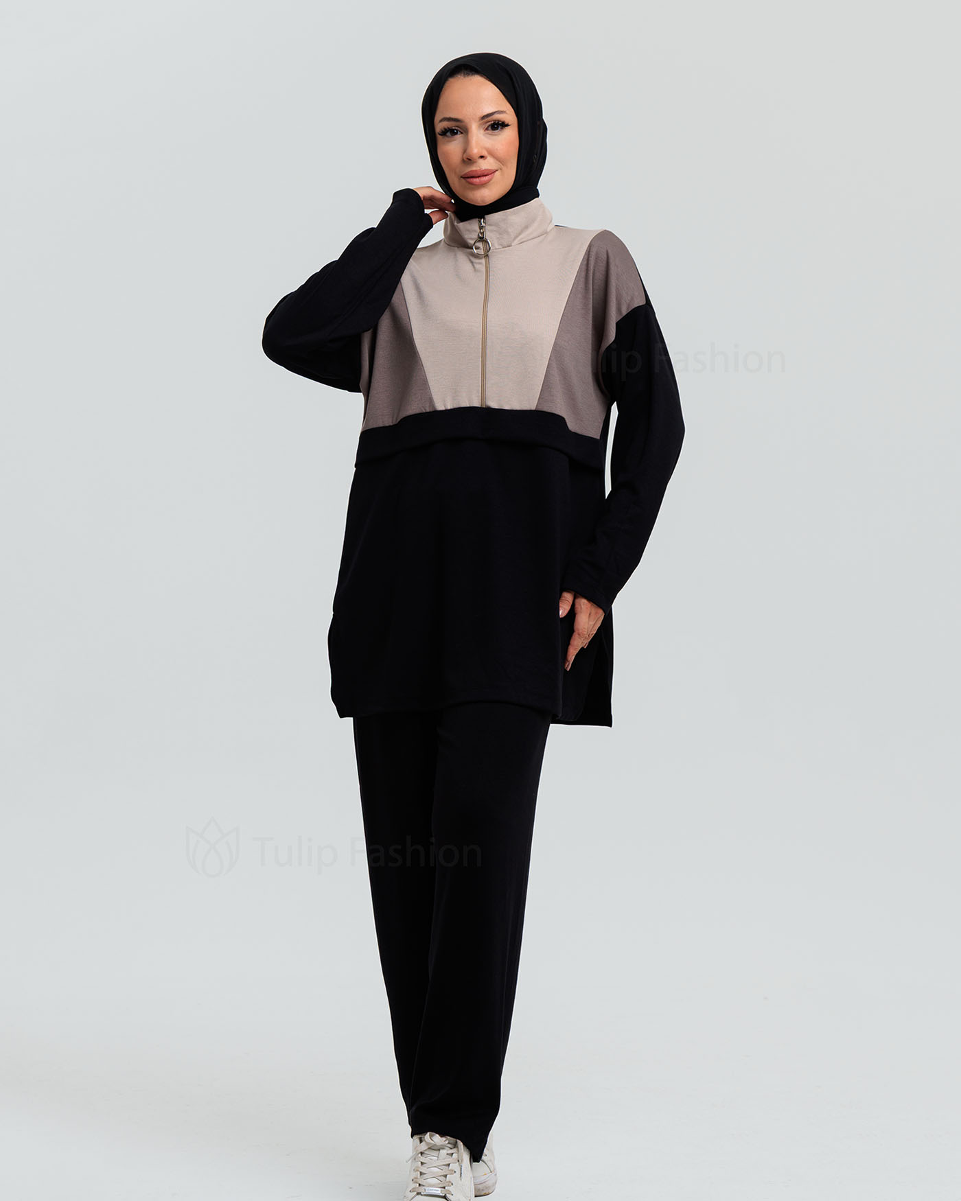 Tunika-Set - Schwarz - 2