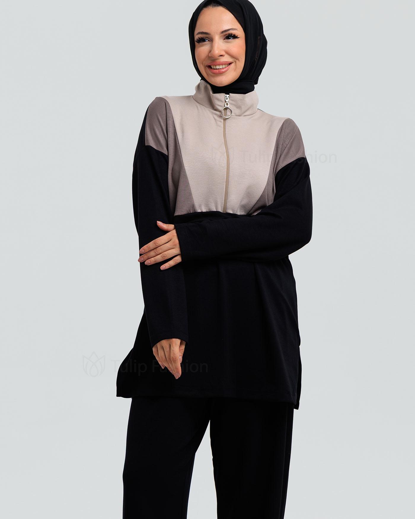 Tunika-Set - Schwarz - 4