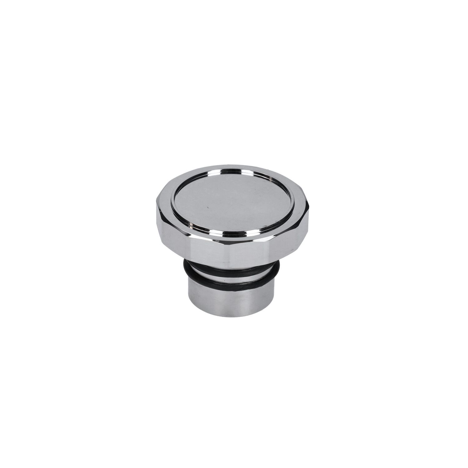 Tanklock polerad aluminium, Puch Maxi - 3