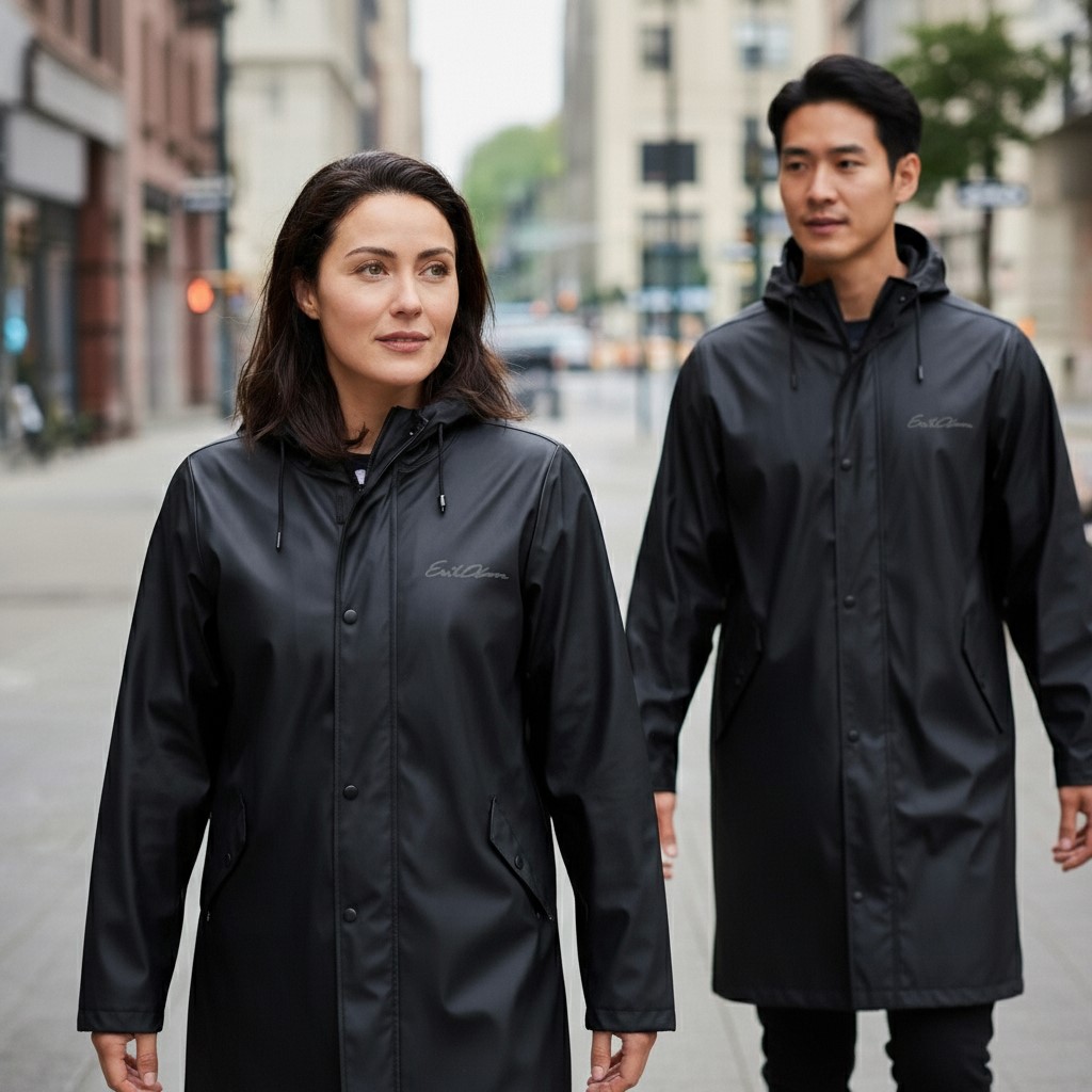 Regnjacka svart Unisex - 2
