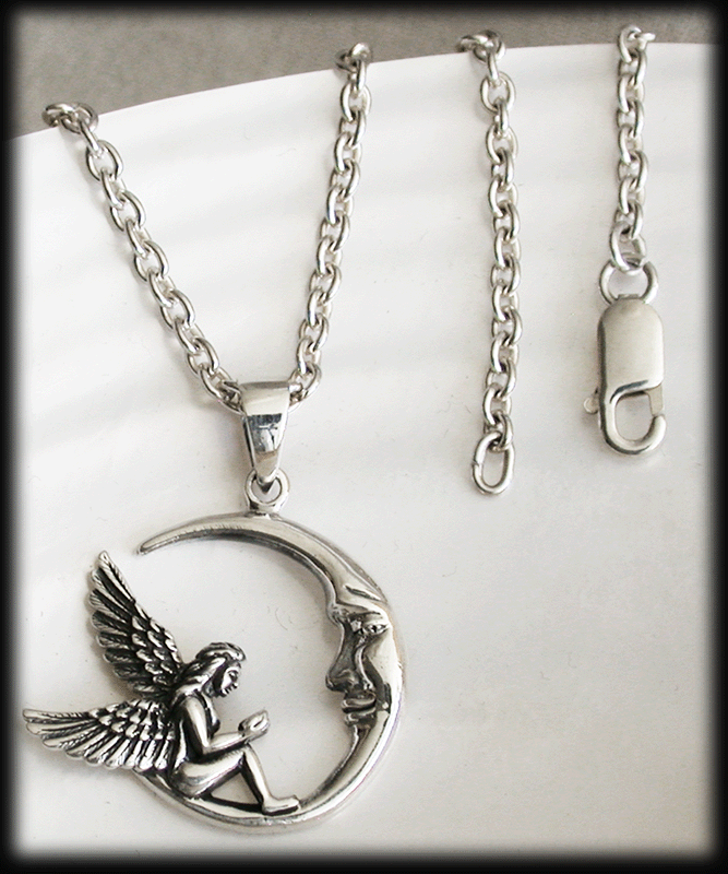 "Bedtime story" Älva halsband i Äkta silver. - 2