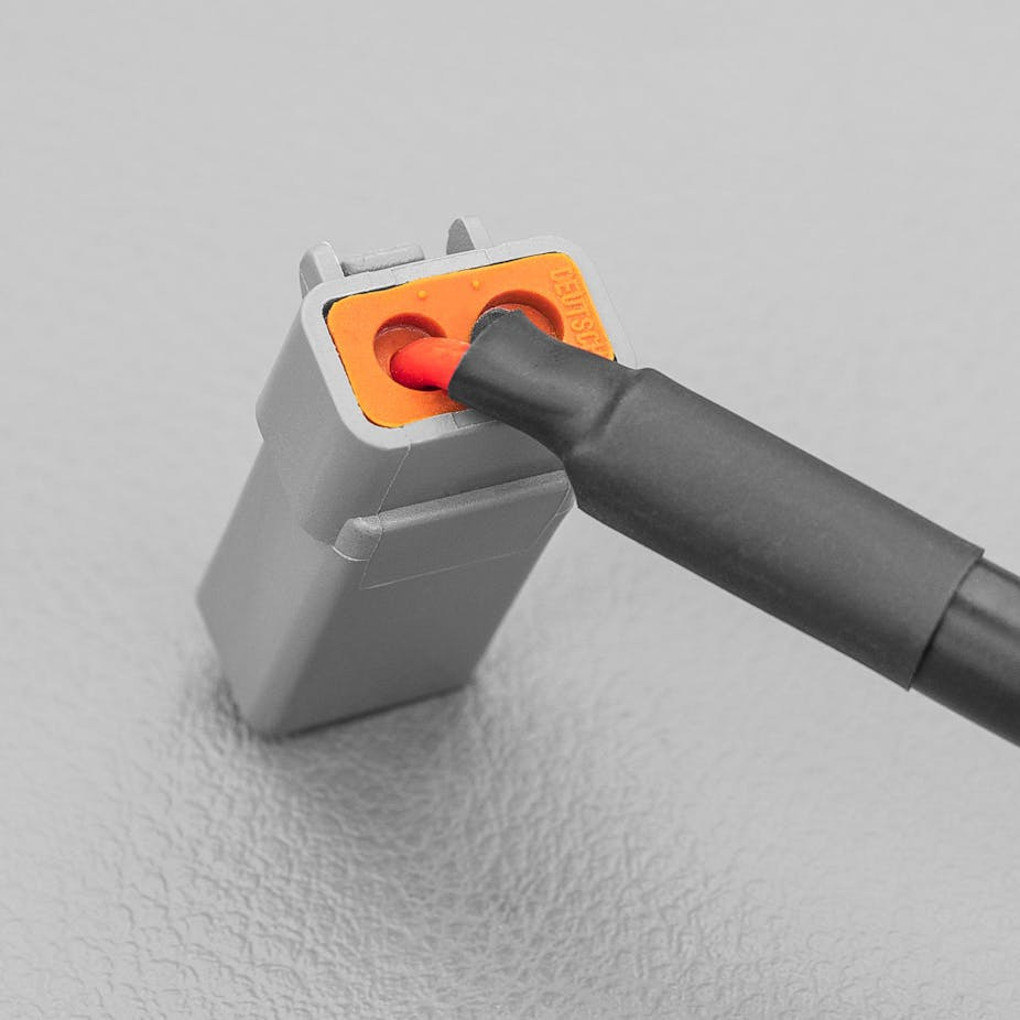 Monterad Deutsch-kontakt med 150mm kabel - 5