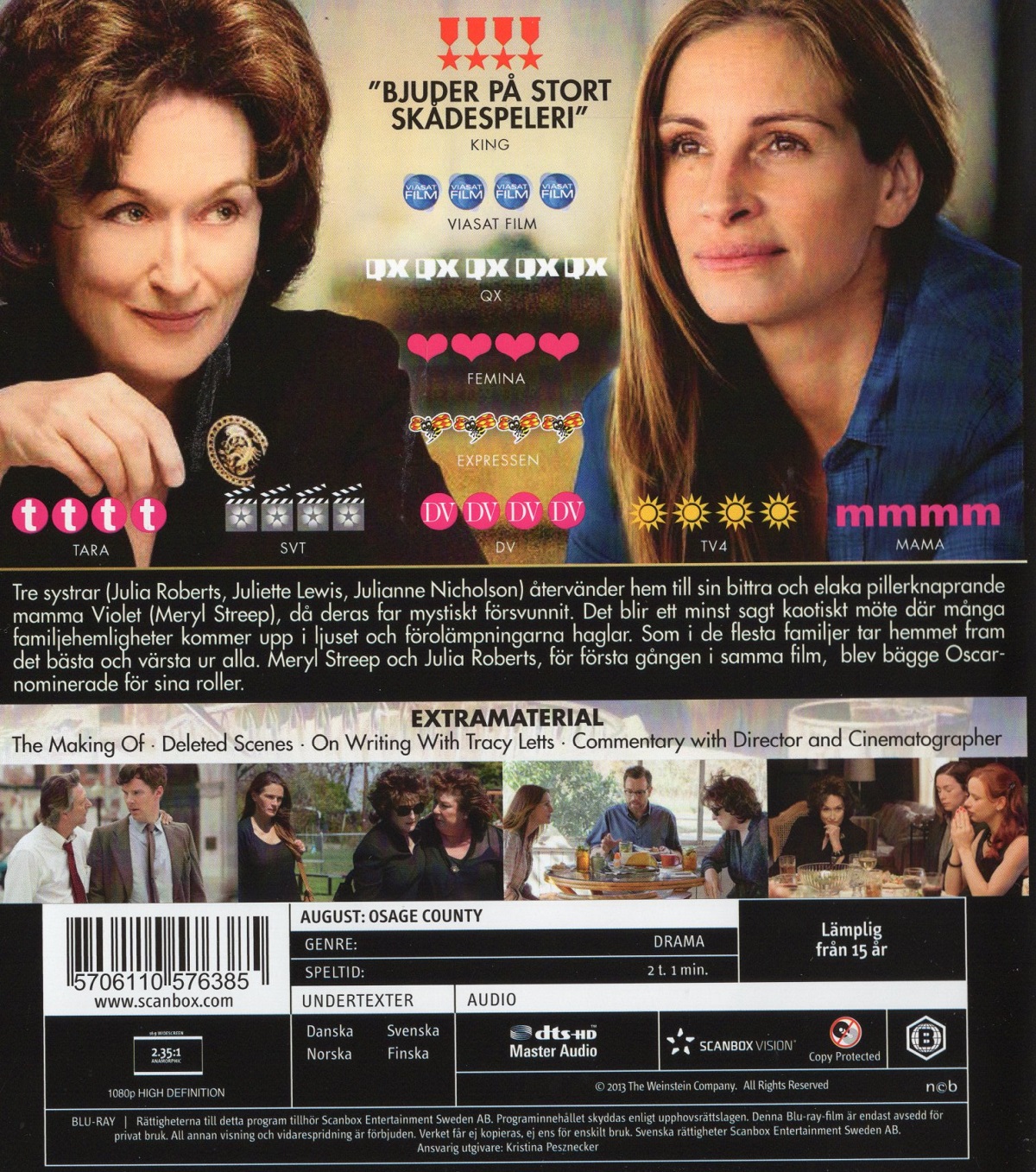 En Familj - August: Osage County (Blu-ray) - 2