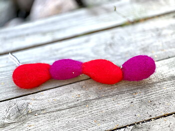 Poppip 4 - Röd & Cerise