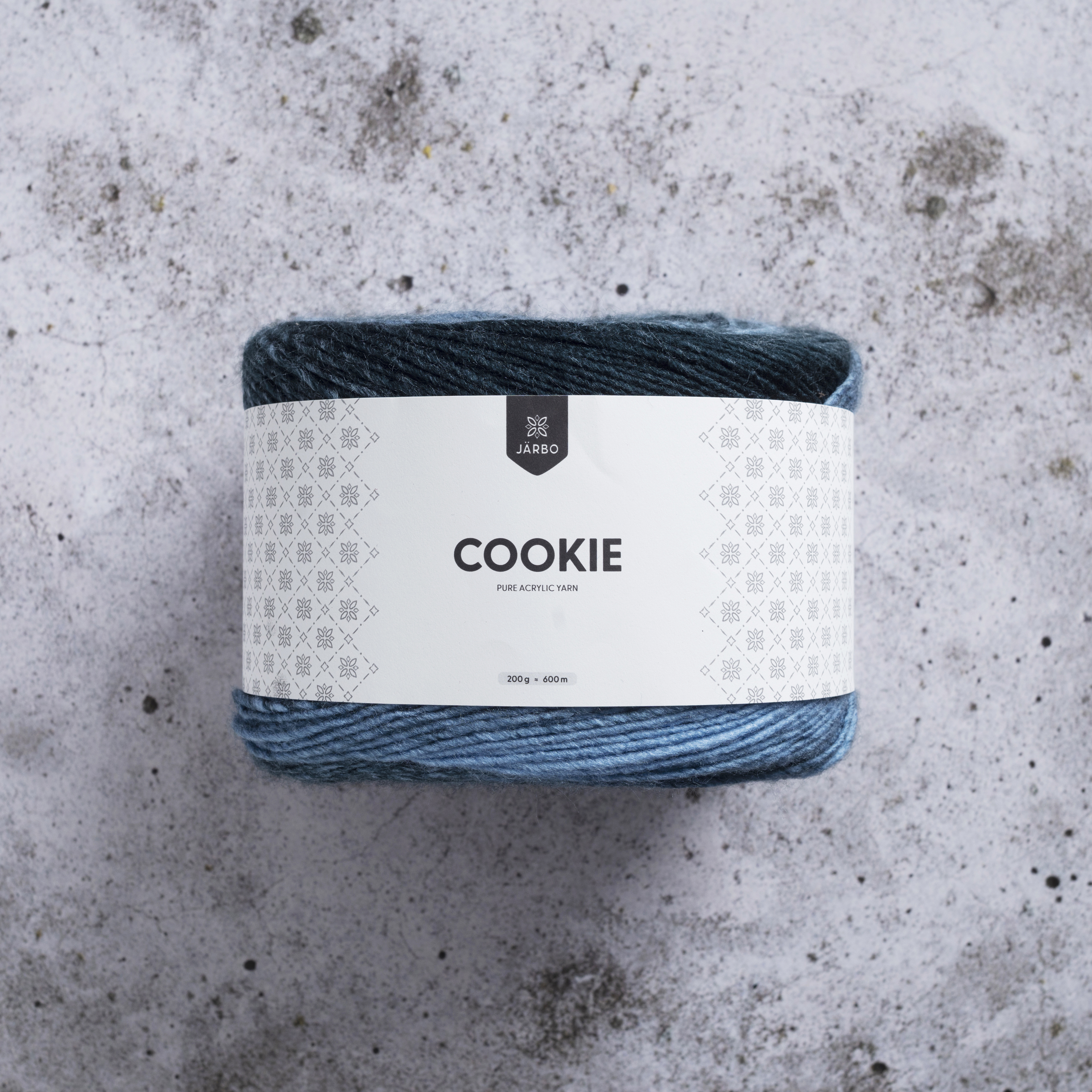 Cookie 200 g Akryl Blueberry 46205 Stickfasthet 19 m/ 10cm - 2