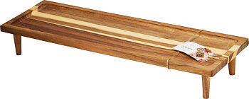 Serveringsbricka acacia trä