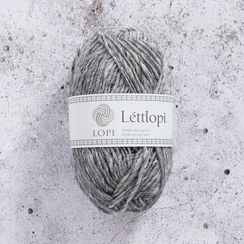 Lettlopi 50 g Ash Heather 0056 Stickfasthet 18 m/10 cm
