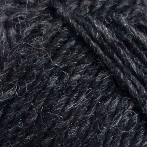 Lettlopi 50 g Black Heather 10005 Stickfasthet 18 m/10 cm - 2