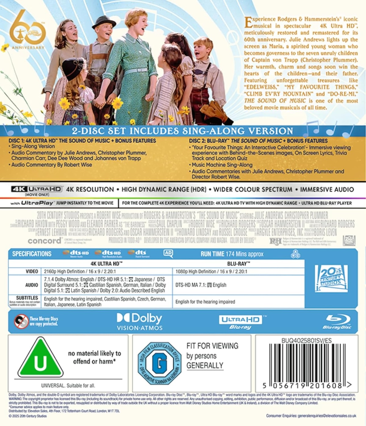 Sound of Music (Limited Edition) (ej svensk text) (4K Ultra HD + Blu-ray) - 2